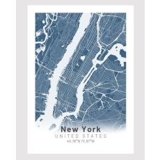 New York poster Designkartan by Kartbutiken