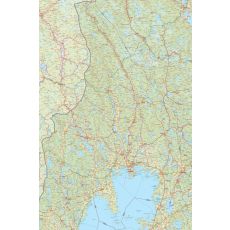 Värmlands län väggkarta