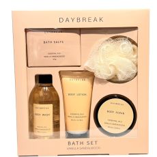SPA Set Vanilla Sandalwood Peoni Bergamot Coconut Mint Presentförpackning