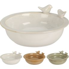Fågelmatare Grön Keramik 24 cm
