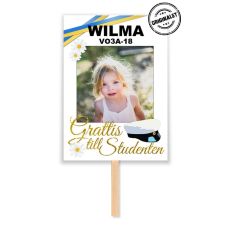 Studentskylt 50x70cm GLITTER NR 06