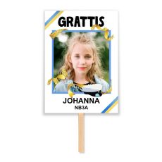 Studentskylt 50x70cm GULDIGT NR 09