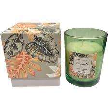 Doftljus Pineapple Glas Grönt