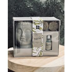 Aromaset Buddha Aromalampa Vax Doftolja Lotus Presentset