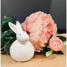 Kanin Porslin 11 cm Grön