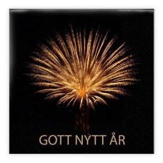 Servetter Gott Nytt År 33x33 cm 20-pack