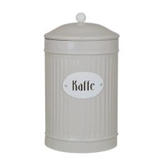 Plåtburk Hugo Kaffe Beige