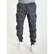 Zipper Pocket Pants Grey