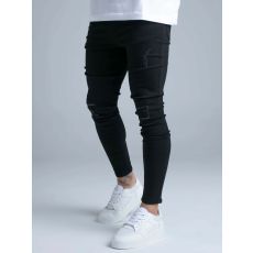 Distressed Skinny Jeans Black (XL/36)