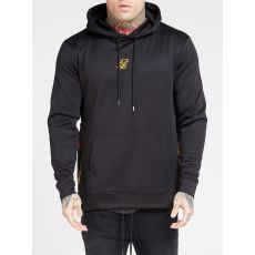Oil Paint Side Zip Hoodie Black