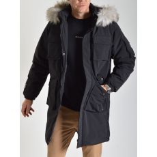 Fur Hooded Longline Parka