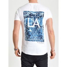 LA Tee White/Blue