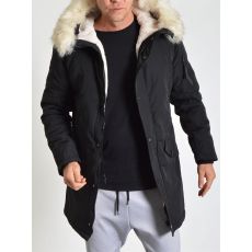 Polycotton Parka Black/Offwhite