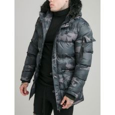 Advanced Puff Parka Black Camo