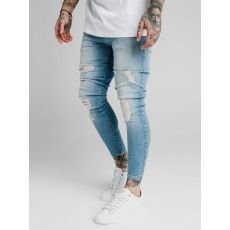 Distressed Skinny Jeans Light Wash