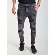 Riot Low Rise Denim Washed Black