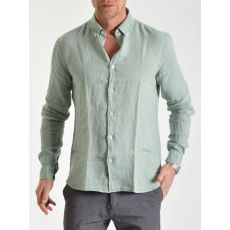 Linston Linen Shirt Nil Green