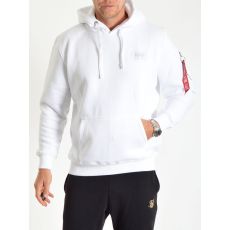 Back Print Hoody White