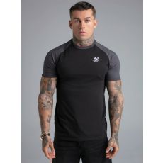 Black & Grey Raglan Tee