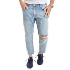 King Cropped Rag Blue Holes