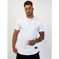 Small Logo Scoop Tee W/Neon Orange