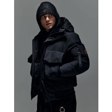 Hooded Bomber Black