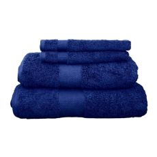 Set of 4 Towels - Navy Blue