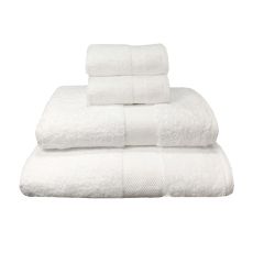 Set of 4 Towels - White