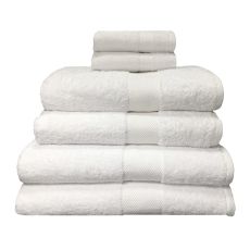 Set of 6 Towels - White