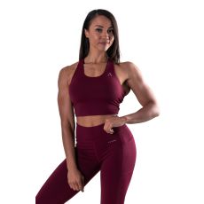 ELEGANCE Crop Top Burgundy - XS