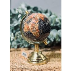 Jordglob 8 cm Brun