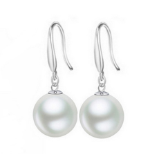 Örhängen "Pearl" med 925 Sterling Silverplätering