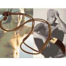 Läderhalsband "Claw"