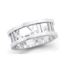 Ring "Rome" i 925 Sterling Silverplätering