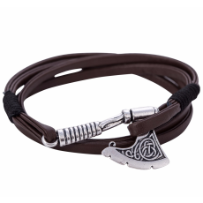Läderarmband "Slavic Axe"