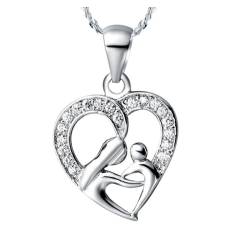 Halsband med Cubic Zirconia och i  925 Sterling Silverplätering