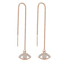 Örhängen "Crystal Eyes" med Cubic Zirconia och i 18K Guldplätering