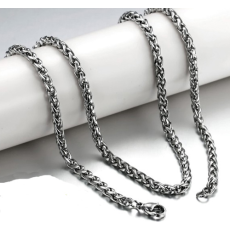 Kungslänk i rostfritt stål 3 mm resp 4 mm -längd 40, 45, 50, 55 resp 60 cm