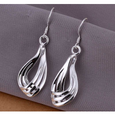 Örhängen "Waves" i 925 Silverplätering