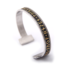 Armband "Rune" i rostfritt stål -Guld