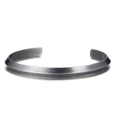 Armband i rostfritt stål och antik Silverplätering