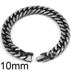 Armband "Antique" i Rostfritt stål  - 10mm