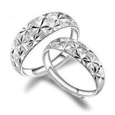 Ring "Shooting star" i 925 Sterling Silverplätering