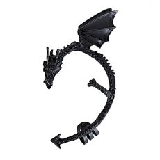 Örhänge "Dragon punk" i Svart