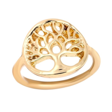 Ring "Tree of Life" i 18K Guldplätering