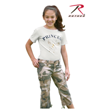 Girls Capris -Camo Vintage