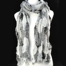 Scarf i moderiktig modell -Mixade färger