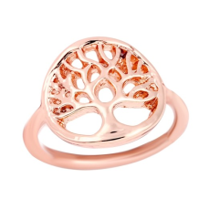 Ring "Tree of Life" i 18K Roséguldplätering
