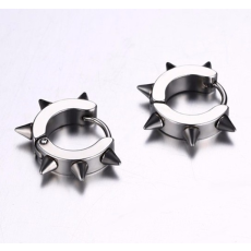 Örhänge "Silver Thorn" i Rostfritt stål -Unisex