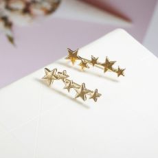Örhängen "Stars" i 18K Guldplätering